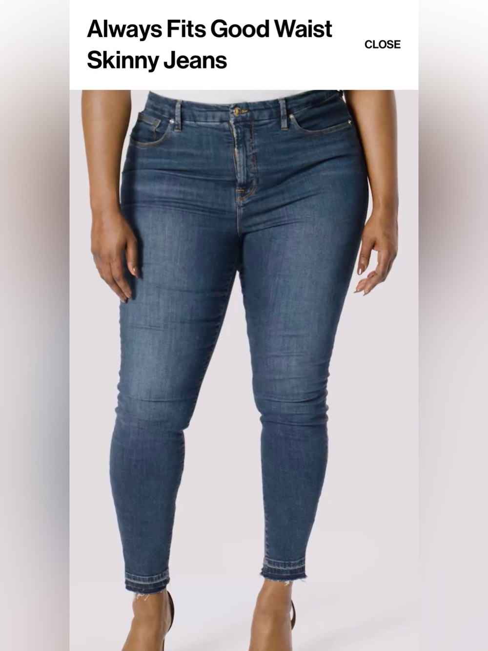 Good American Always Fits Good Skinny Jeans